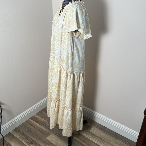Patrons of Peace maxi tiered dress Size L - Picture 2 of 8